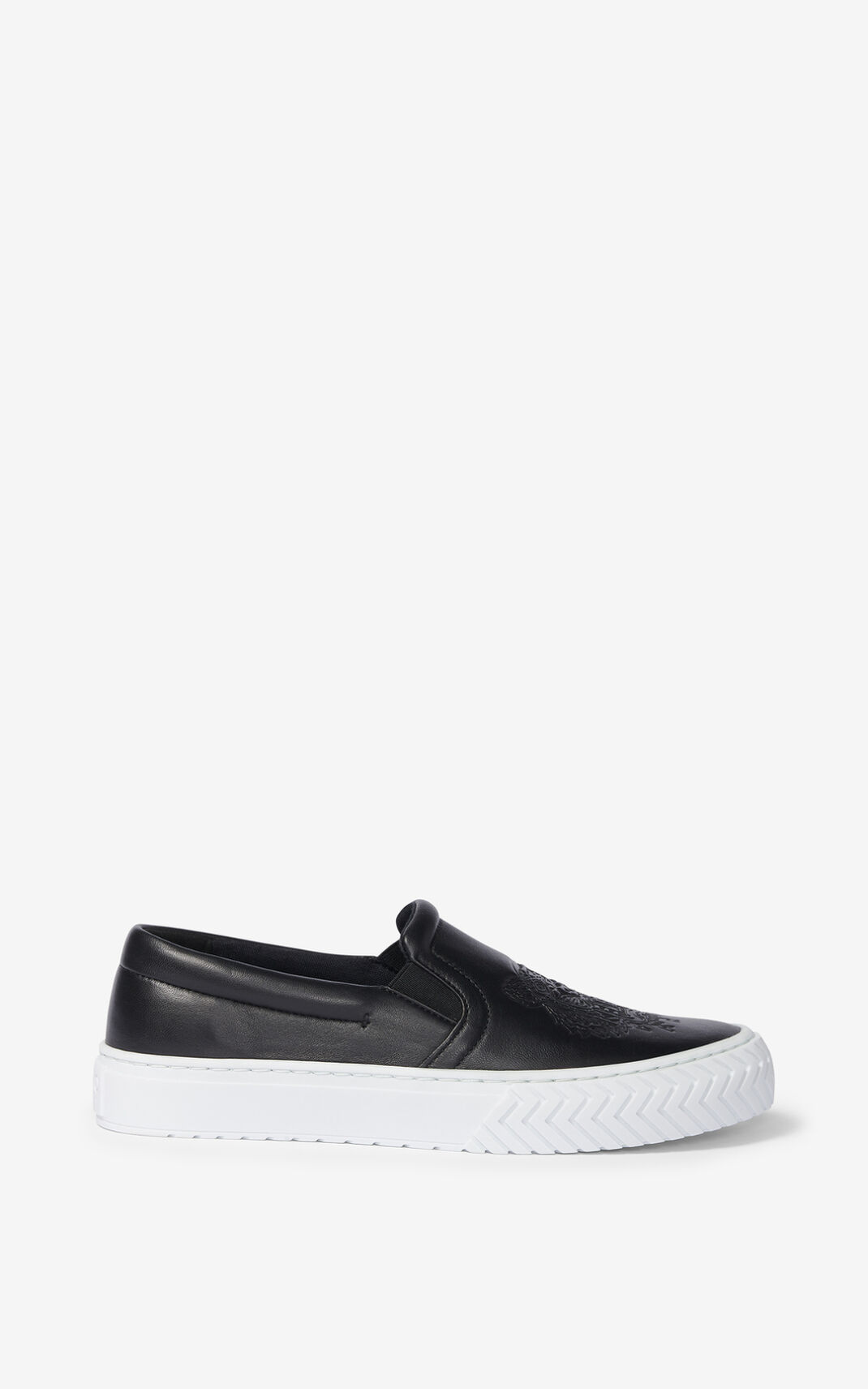 Kenzo K Skate Læder without laces Sneakers Dame - Sort DK-608900